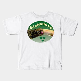 Muriel Loves Bahnahnah (green color) Kids T-Shirt